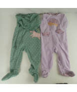 Girl Clothes Sleeper Size 6 Months Mixed Brands Lot Of 2 Pieces - $129.09 MXN