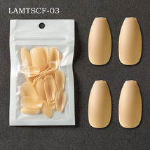 24PCS Yellow Cover Wearing False Nail Tips Ballet Removable - £2.39 GBP