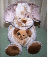 Animal Adventures Mommy & Puppy Plush NWT Adorable - $10.77
