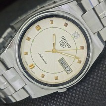 GENUINE SEIKO 5 AUTOMATIC JAPAN MENS DAY/DATE WATCH + 1 STRAP a290150-1 - $36.00
