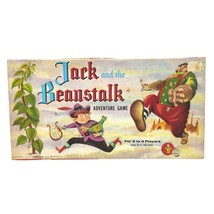 Vintage 1957 Jack and the Beanstalk Adventure Board Game Incomplete Made... - $9.89