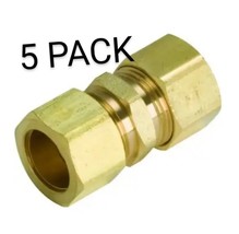 Watts Brass Compression Union 3/8 X 3/8&quot; Package Of 5 - £11.64 GBP