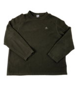 Vintage Nike ACG Mens Brown Pullover Fleece Crewneck Sweatshirt Large Ou... - $564.09 MXN