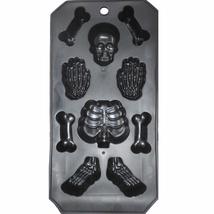 Skeleton Skulls and bones Silicone Pan Candy Chocolate Halloween Mold Ic... - €7,61 EUR