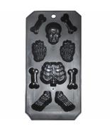 Skeleton Skulls and bones Silicone Pan Candy Chocolate Halloween Mold Ic... - $162.34 MXN