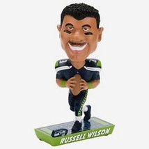 Russell Wilson Seattle Seahawks Caricature Bobblehead Forever Collectibl... - £29.67 GBP