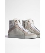 Zadig &amp; Voltaire High Flash Keith Sneakers White Leather High Tops $458,... - $257.25 CAD