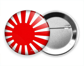Japan Flag Japanese Rising Sun Rays Symbol Hd Pin Pinback Button Badge Gift Idea - £10.65 GBP+