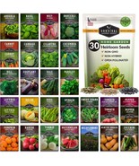 SURVIVAL GARDEN SEEDS Heim Garten Sammlung Gemüse Samen Tresor - Gvo Fre... - £33.53 GBP