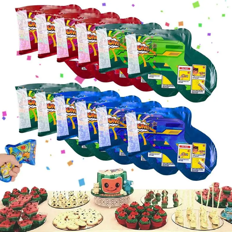 Inflatable Firework Confetti Toy 12 Pieces Party Ambience Toys For Graduation - £10.82 GBP