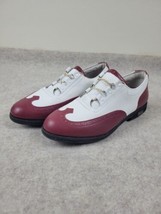 Footjoy Europa Collection Golf Shoes Women's  Size 9M Red White 99291 - $19.99