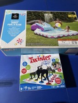 Member&#39;s Mark Inflatable Donut Pool &amp; Slide with Ball, Twister Splash Both New - $69.30