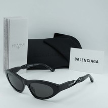 BALENCIAGA BB0207S 001 Black/Grey 54-17-140 Sunglasses New Authentic - £191.91 GBP