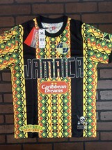 JAMAICA 1990 World Cup National Team Headgear Classics Soccer Jersey~Nev... - £69.75 GBP