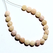 Natural Moonstone Faceted Round Beads Size 4mm Loose Gemstone 8cts 20 pcs - £3.66 GBP