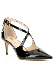 Louise et Cie Jena Patent Leather Strappy Pointed Pumps, Multi Sizes Blk... - £71.64 GBP