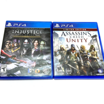 2 PS4 Games Injustice Gods Among Us Ultimate Edition Assassins Creed Unity Ltd - £25.06 GBP