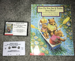 How Do You Say It Today, Jesse Bear? Set Book And Cassette Tape - £9.39 GBP