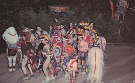 Snake Dance Stand Rock Indian Ceremonial Wisconsin Dells WI Postcard A11 - £2.29 GBP