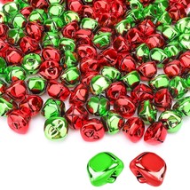 Jingle Bells, 50 Packs 0.8 Inches Christmas Jingle Bells Red Green 2 Col... - £10.40 GBP