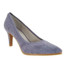 Lori Goldstein Collection Yarrow Women Classic Pump Heels Size US 7.5M Blue Grey - £15.65 GBP