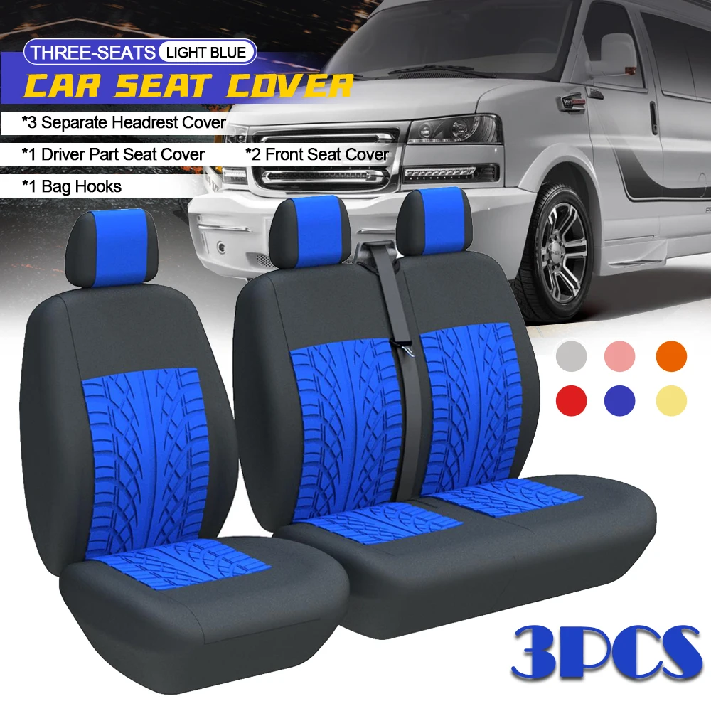 Truck 2+1 Seat Covers Universal Vans Seat Protector For Citroen relay Fo... - $27.47+