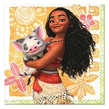 Moana Birthday Dessert Beverage Napkins Party Supplies 16 Per Package NEW - £3.18 GBP