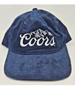 Coors Navy Blue Corduroy Snapback Hat Cap Banquet 2024 - $276.52 MXN