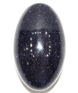 Blue Sunstone Shivling / Shivalingam In Natural Glitter Blue Sunstone - ... - $124.24 CAD