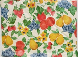 Superior Tablecloth Vinyl Flannel Back, 60&quot; Round (fits 4-6 ppl) FRUITS,... - £12.96 GBP