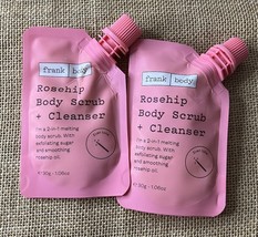Frank Body Rosehip Body Scrub + Cleanser - 2 Travel sizes - $14.95