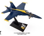 F/A-18E F/A-18, F-18 Super Hornet Blue Angels 2021 1/144 Scale Diecast M... - £46.71 GBP