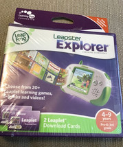 2010 Leap Frog Leapster Explorer 2 Leaplet Download Cards New Sealed - $11.88