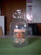 Vintage Avondale Cider Vinegar One Gallon Glass Jug/Bottle Rare - £24.05 GBP