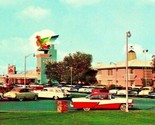 1950s Thunderbird Hotel Las Vegas NV Classic Cars Panoramic Chrome Postc... - $17.77