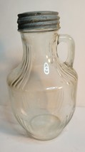 SPEAS Co. Vinegar U-Save-It Pitcher Glass Jug with Lid Half Gallon VINTAGE - £27.94 GBP