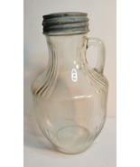 SPEAS Co. Vinegar U-Save-It Pitcher Glass Jug with Lid Half Gallon VINTAGE - £27.45 GBP