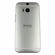 HTC ONE M8 ATT Battery Cover Back Door GRAY OP6B120 83H40009-15 - £7.68 GBP