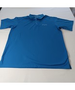 Columbia AM6151 Omni-Wick Men's Blue Cotton Blend Elm Creek Polo Shirt C... - $19.79
