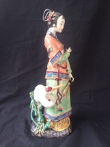 Antique Chinois Porcelaine Figurine Statue Plusieurs Plaques + Sealmark - $455.90