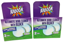 (2 Boxes) KABOOM Automatic Toilet Bowl Cleaner &amp; Deodorizes w/BLEACH, 2T... - $17.70