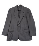 Christian Aujard Men&#39;s 42R Gray Suit Blazer Sports Coat Jacket, 2-Button... - $40.75 CAD