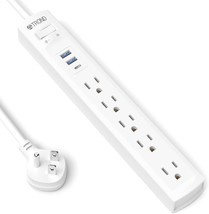 Power Strip Surge Protector - TROND 5 Widely Spaced Outlets with 3 USB Ports(1 U - £28.86 GBP