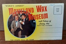 Movieland Wax Museum Buena Park California Fold Out Postcard Folder 1967 - $9.50