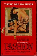 PASSION - 27&quot;x41&quot; Original Movie Poster One Sheet ROLLED 1982 Jean-Luc G... - £77.89 GBP