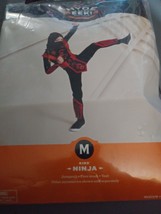 Hide and EEK Boutique Kids Ninja Halloween Costume NEW Size Medium (8-10) Set... - £10.95 GBP