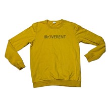 Koaj Basic Yellow Irreverent Irr3verent Long Sleeve Crewneck Sweatshirt ... - $22.78