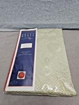 Crazy Horse Liz Claiborne Flower Song Jaquard Woven 90&quot; Round Tablecloth New 1s1 - $29.70