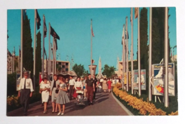 Disneyland CA Walt Disney Entrance to Tomorrowland UNP Postcard c1960s E-5 - £11.76 GBP