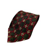 Joseph Scafidi Burgundy Black Silk Tie Richel Royal Necktie Long 60" - £5.41 GBP